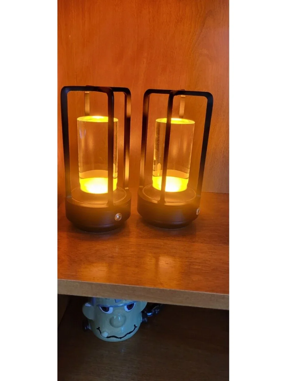 Set of 2 cordless table lamps